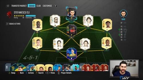 Card nou pentru Ianis Hagi în FIFA 20.