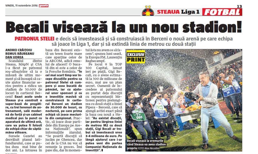 A fost semnat contractul pentru stația de metrou la care visa Gigi Becali, în perspectiva unui nou stadion pentru FCSB! Locație + preț
