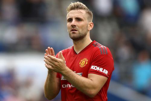 Luke Shaw evoluează la Manchester United din  2014 // sursă foto: Guliver/gettyimages