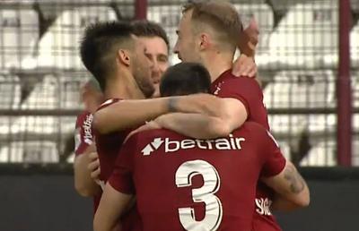 CFR Cluj - FC Botoșani 2-0 » „Rooney” o detronează pe FCSB în 3 minute! Noul clasament din play-off