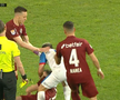 Încăierare generală în CFR - Botoșani: 2 fotbaliști au văzut direct cartonașul roșu, pentru gesturi brutale