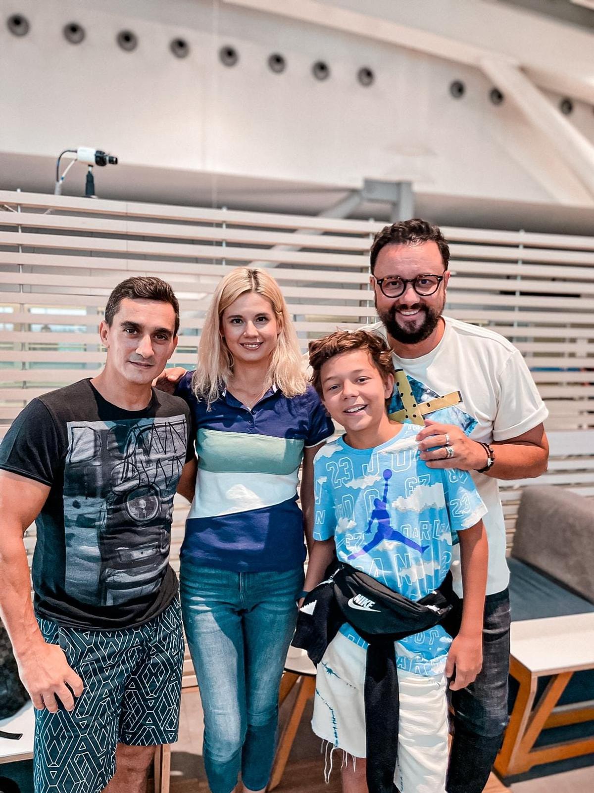 Marian Drăgulescu și iubita, Simona