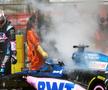 Monopostul lui Pierre Gasly a luat foc înaintea calificărilor / Sursă foto: Guliver/Getty Images