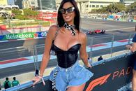 Ivana Knoll a schimbat sportul » S-a fotografiat într-o ținută sumară alături de Charles Leclerc