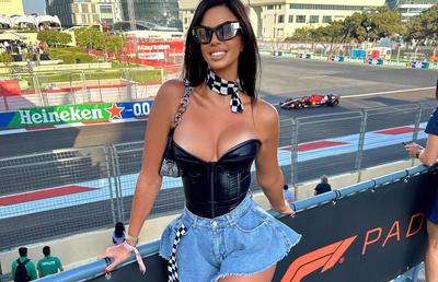 Ivana Knoll a schimbat sportul » S-a fotografiat într-o ținută sumară alături de Charles Leclerc