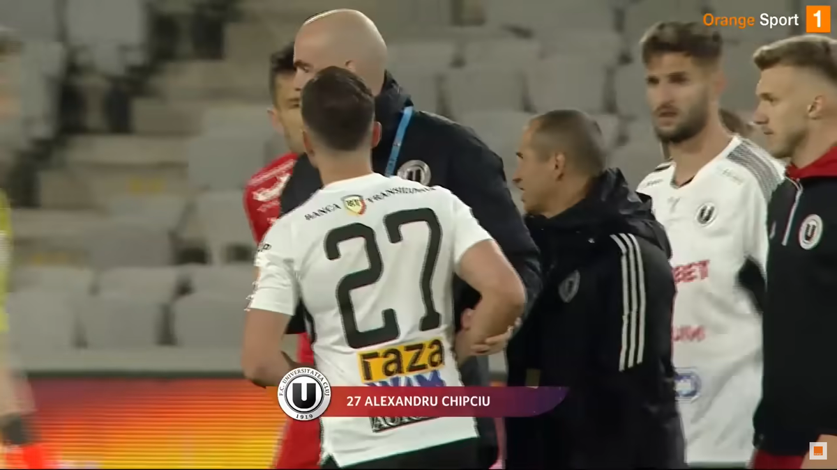 Alex Chipciu, eliminat după U Cluj - UTA