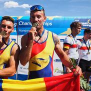 Andrei Cornea și Marian Enache - aur în proba de dublu vâsle la CE 2024 Szeged FOTO Raed Krishan