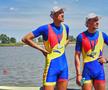 Florin Arteni și Florin Lehaci - argint în proba de dublu rame la CE 2024 Szeged FOTO Raed Krishan