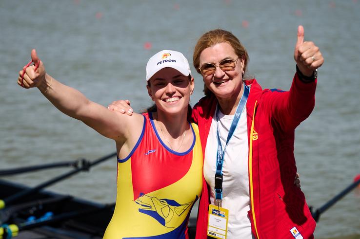 Magdalena Rusu și Elisabeta Lipă la CE 2024 Szeged FOTO Raed Krishan