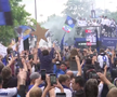 Jucătorii și fanii lui Inter Milano sărbătoresc cel de-al 20-lea titlu din Serie A