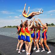 Bucurie pentru echipajul de 8 plus 1 rame - aur la CE 2024 Szeged FOTO Raed Krishan