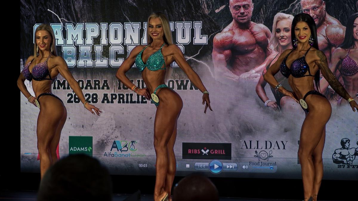 Mădălina Stanca - dublă Campioană Balcanică la Culturism și Campioana Absolută