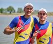Florin Arteni și Florin Lehaci - argint în proba de dublu rame la CE 2024 Szeged FOTO Raed Krishan