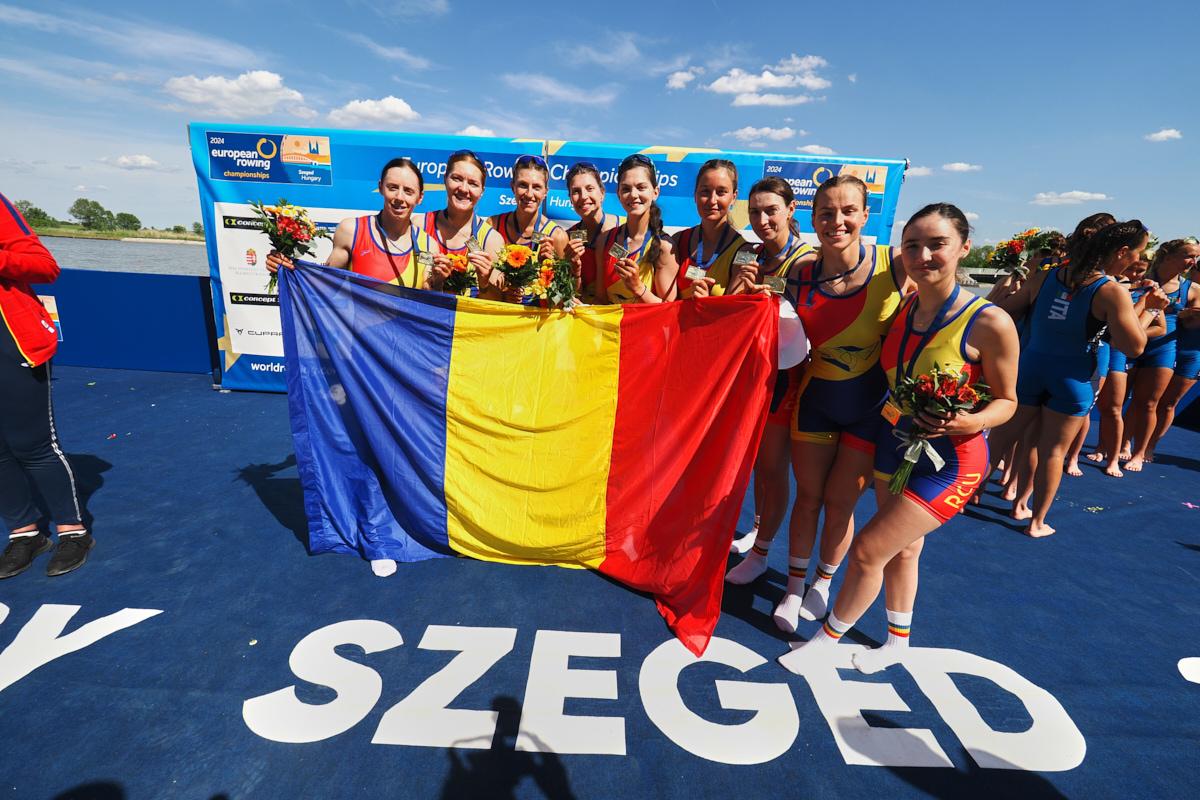 Medaliați CE canotaj-Szeged-Elisabeta Lipă