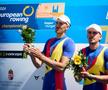 Florin Arteni și Florin Lehaci - argint în proba de dublu rame la CE 2024 Szeged FOTO Raed Krishan
