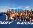 Echipajul de 8 plus 1 rame - aur la CE 2024 Szeged FOTO Raed Krishan