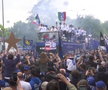 Jucătorii și fanii lui Inter Milano sărbătoresc cel de-al 20-lea titlu din Serie A