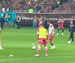 Dinamo - CFR Cluj, imagini de la încălzire