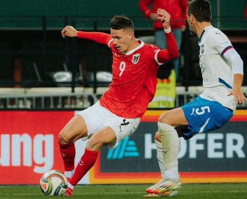 Raul Florucz a debutat deja în naționala Austriei, în meciul cu Serbia, când a jucat 13 minute