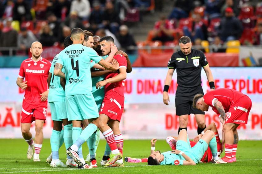 Dinamo marchează pe final și o încurcă pe CFR Cluj » FCSB are o mână și jumătate pe trofeu