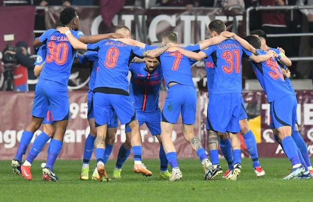Calcule la titlu după Dinamo - CFR Cluj » Cum devine FCSB campioană: poate lua titlul etapa viitoare