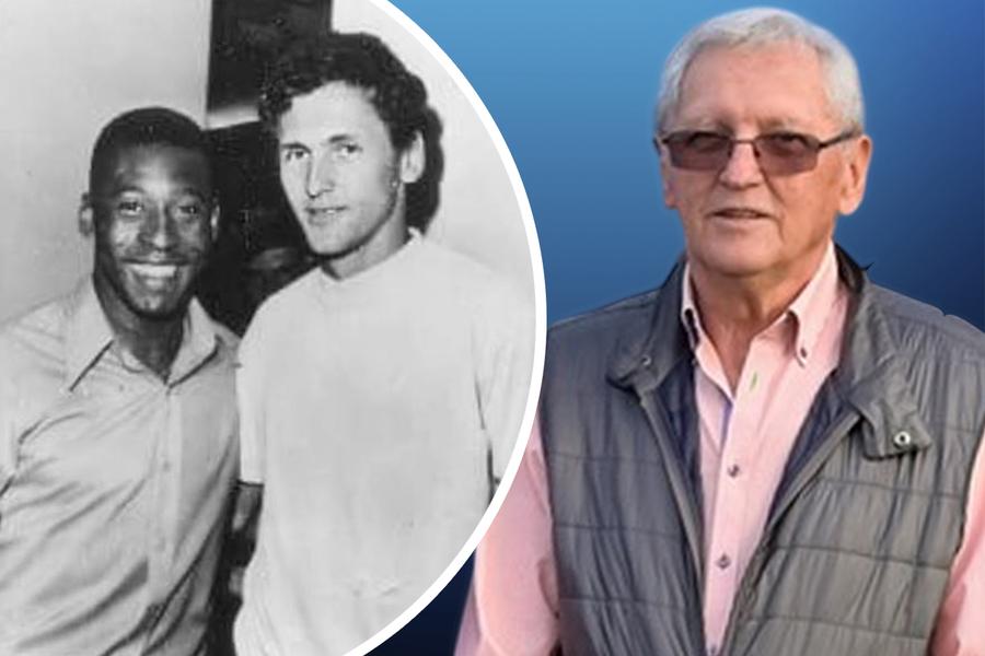 Emeric Dembrovschi, alături de legendarul Pele De ce nu a jucat Nicolae Dobrin niciun minut la Mondialul din 1970? Golgheterul Emeric Dembrovschi mărturisește după 55 de ani: „Au fost două motive”