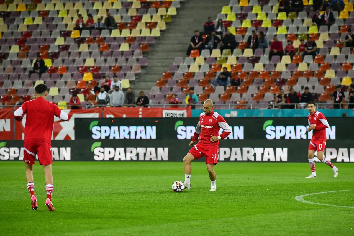 Dinamo - CFR Cluj, imagini de la încălzire