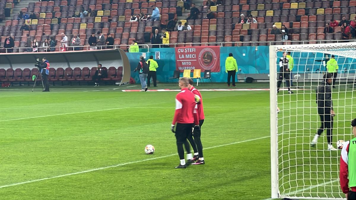 Dinamo - CFR Cluj, imagini de la încălzire