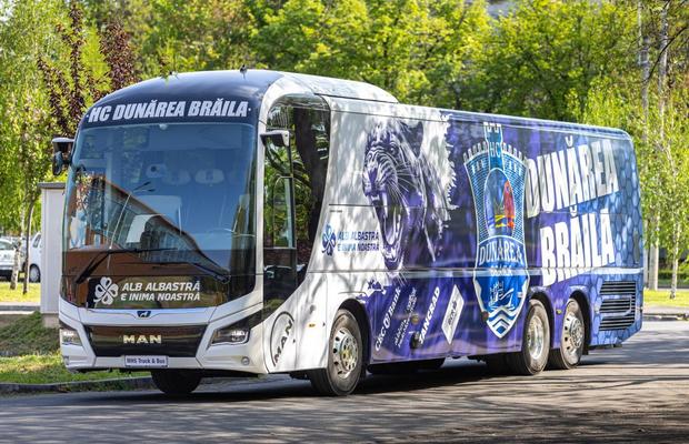 Dunărea Brăila se plimbă cu autocar de 500.000 de euro! Nici echipele din Superliga nu se pot lăuda cu așa ceva