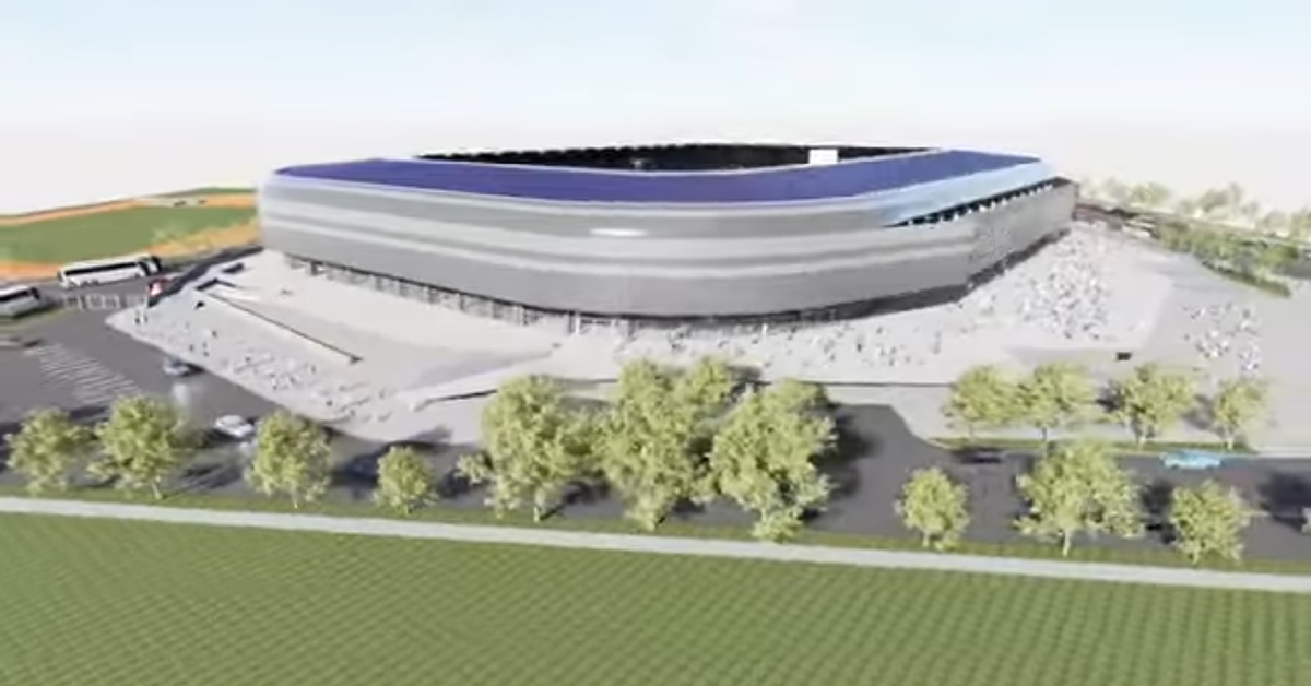 Noul stadion al echipei din Superliga „capătă tot mai mult forma finală” » Imagini la zi cu șantierul