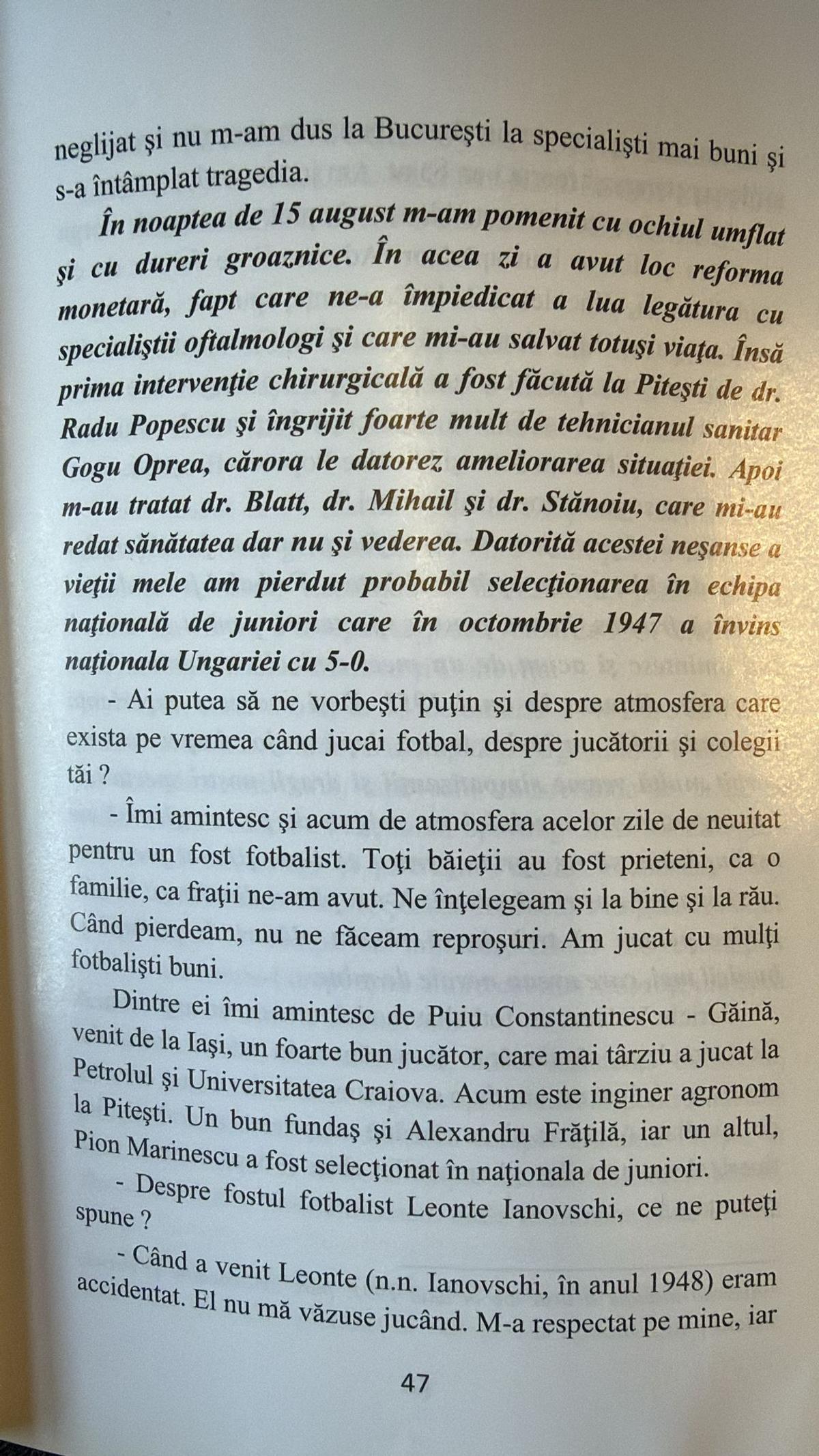 Era idolul lui Dobrin! Cine a fost misteriosul Pericle Valeca, fotbalistul uitat al României, care uimea având un singur ochi: „Te năucea cu driblingurile”
