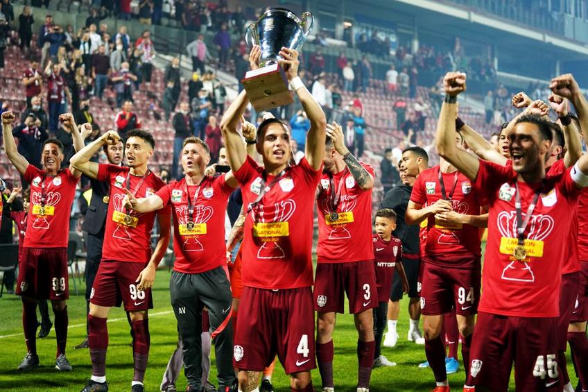 CFR Cluj, campioană pentru al patrulea an consecutiv. FOTO: Alexandra Fechete