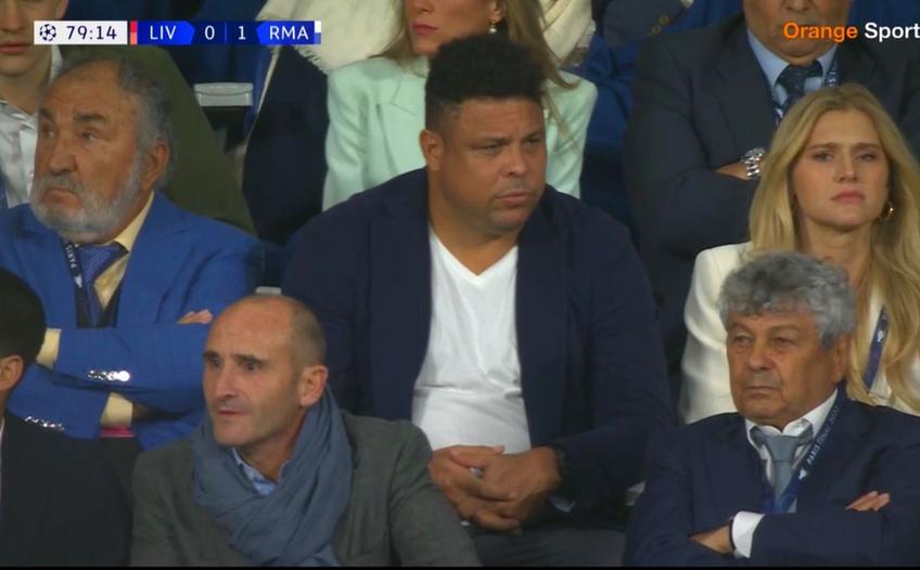 Mircea Lucescu și Ion Țiriac, alături de Ronaldo Nazario la finala Ligii Campionilor
Foto: captură orangesport