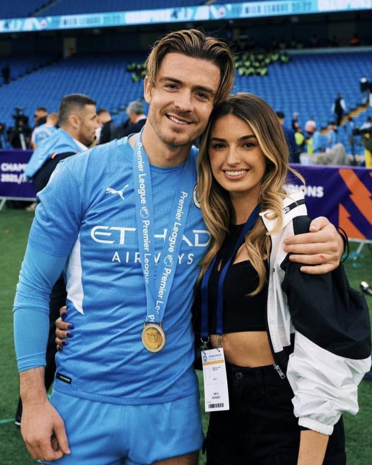 Jack Grealish și Sasha Attwood , Foto: Twitter