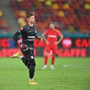 Bogdan Ungureanu a debutat la Rapid în meciul cu FCSB, câștigat cu 5-1 de giuleșteni pe Arena Națională, în etapa 10 de Play-Off 2022/2023 (foto: Raed Krishan/GSP)