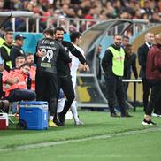 Adrian Mutu i-a oferit debutul lui Bogdan Ungureanu în meciul cu FCSB, câștigat cu 5-1 de giuleșteni pe Arena Națională, în etapa 10 de Play-Off 2022/2023 (foto: Raed Krishan/GSP)