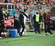 Adrian Mutu i-a oferit debutul lui Bogdan Ungureanu în meciul cu FCSB, câștigat cu 5-1 de giuleșteni pe Arena Națională, în etapa 10 de Play-Off 2022/2023 (foto: Raed Krishan/GSP)