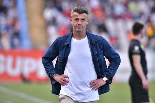 Ovidiu Burcă și-a îndeplinit obiectivul conform contractului, calificarea formației în play-off. Foto: Cristi Preda (GSP)