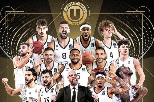 U-BT Cluj-Napoca este campioana României la baschet masculin // sursă foto: Facebook