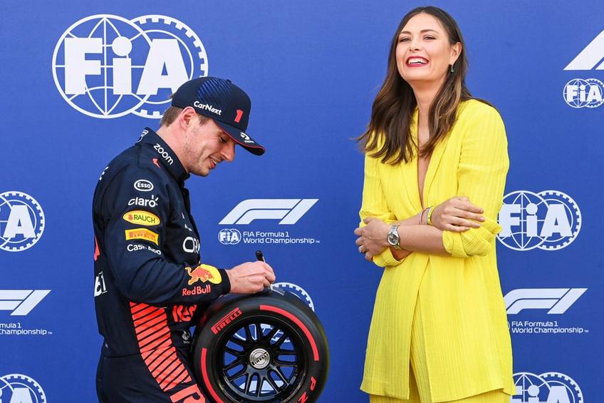 Maria Sharapov și Max Verstappen / Sursă foto: Guliver/Getty Images