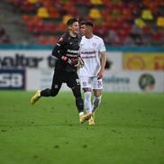 Bogdan Ungureanu a debutat la Rapid în meciul cu FCSB, câștigat cu 5-1 de giuleșteni pe Arena Națională, în etapa 10 de Play-Off 2022/2023 (foto: Raed Krishan/GSP)