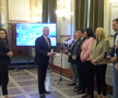 Imagini de neînțeles la sosirea lui Dinamo! » Gardă de onoare, antemergătoare BMW și circulație blocată