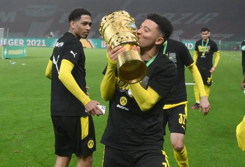 Jude Bellingham, Jadon Sancho și Cupa Germaniei 2021 / Foto: Imago
