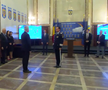 Imagini de neînțeles la sosirea lui Dinamo! » Gardă de onoare, antemergătoare BMW și circulație blocată