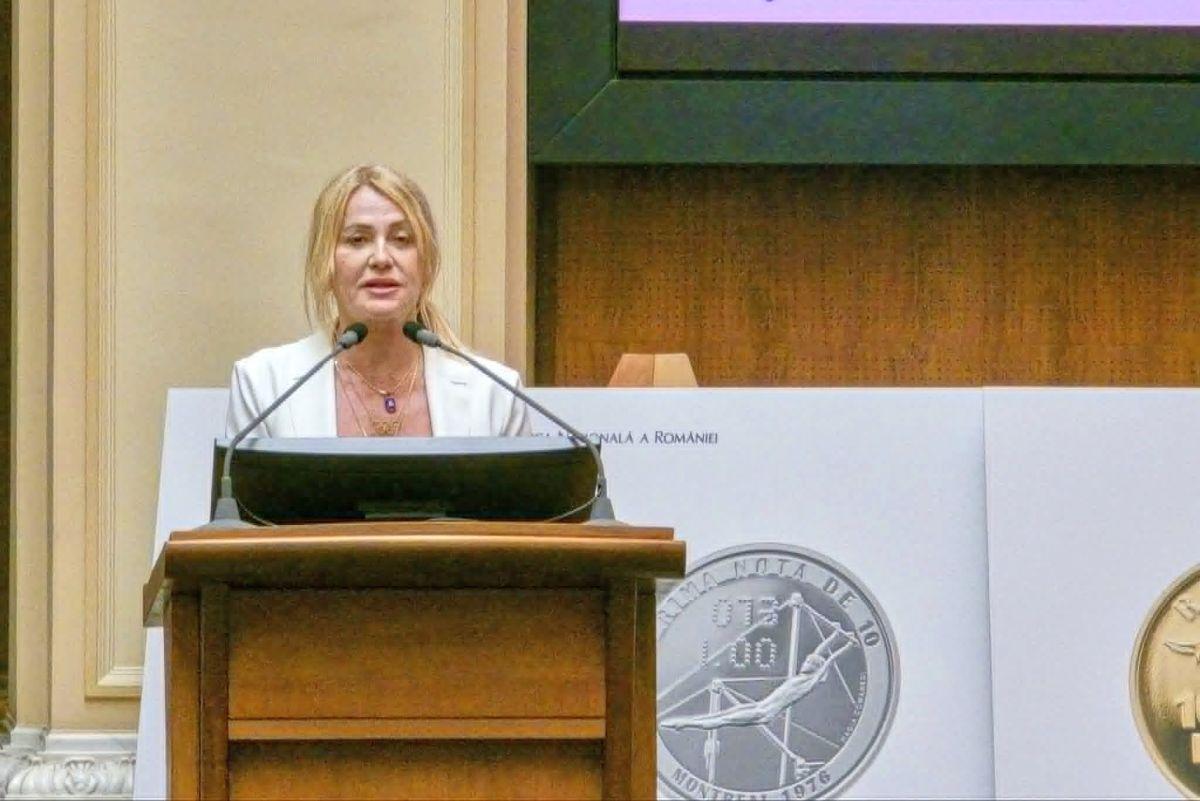 BNR a omagiat-o pe Nadia Comăneci printr-o emisiune numismatică: „O să pun aceste monede lângă medaliile de la Montreal”