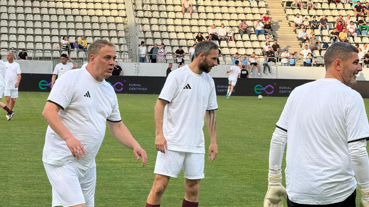 Lucian Burdujan la meciul FCSB - Rapid