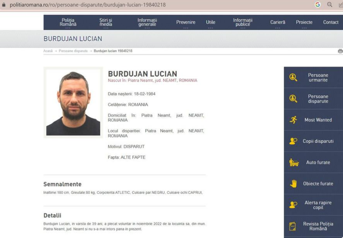UEFAntasticul dat dispărut de Poliție în 2023 și-a făcut apariția pe „Arcul de Triumf” » Cum arată acum