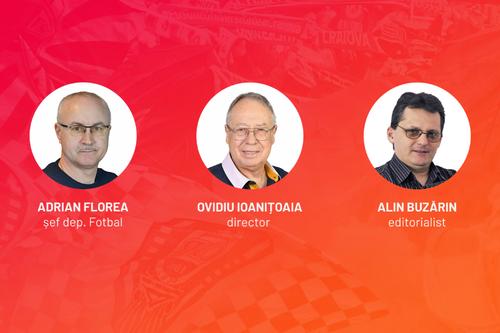 Derby-ul CFR Cluj - CS Universitatea Craiova este comentat live pe GSP de Adrian Florea, Ovidiu Ioanițoaia și Alin Buzărin.