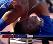 DINAMO - VOLUNTARI. FOTO A părăsit terenul în lacrimi după o lovitură dureroasă, fără minge!