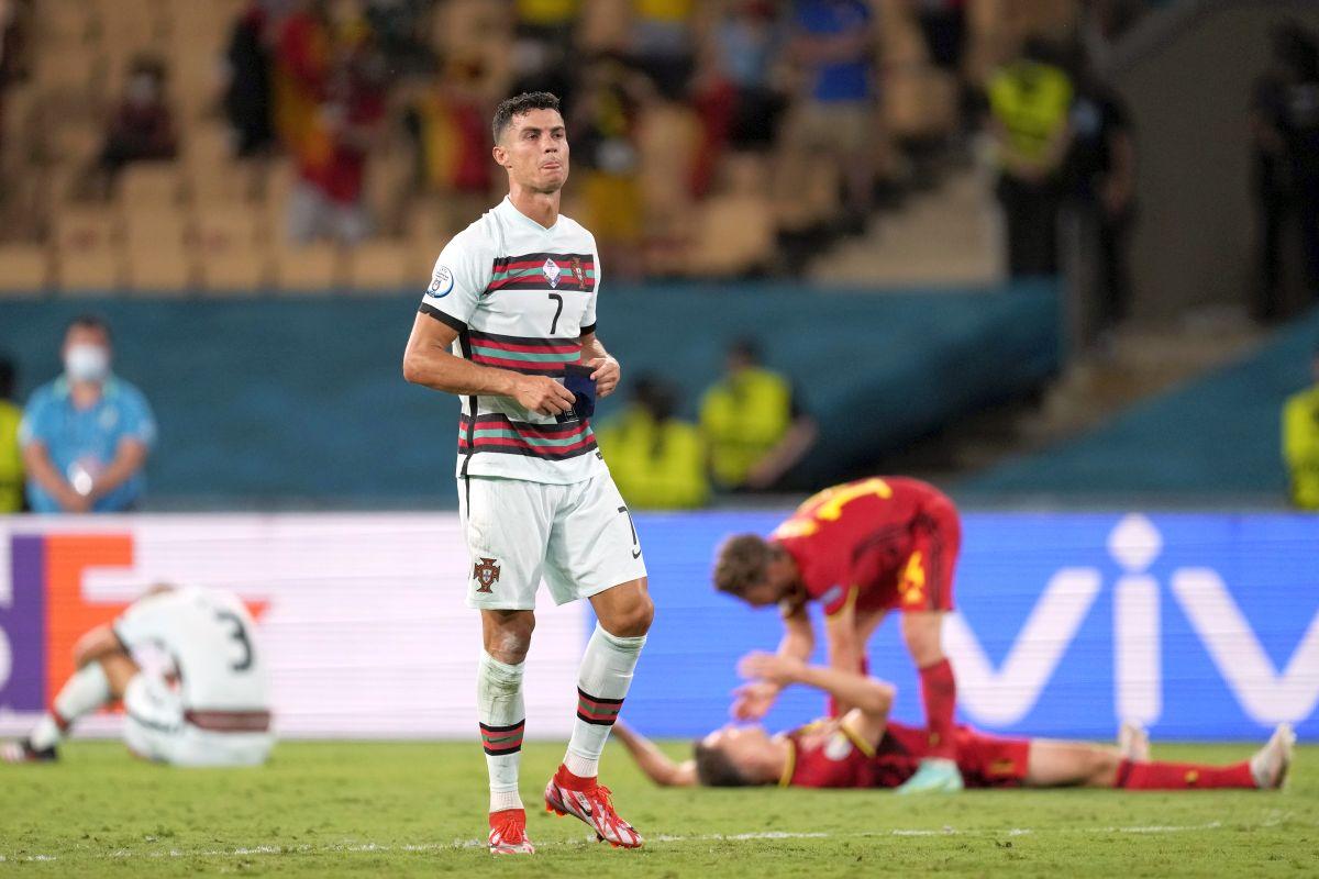 Obrigado, Cristiano Ronaldo! Durere, neputință, frustrare: fotografii au surprins emoțiile lui Ronaldo după eliminarea de la EURO 2020